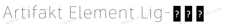 Artifakt Element Lig字体转换 Artifakt Element Lig字体转换
